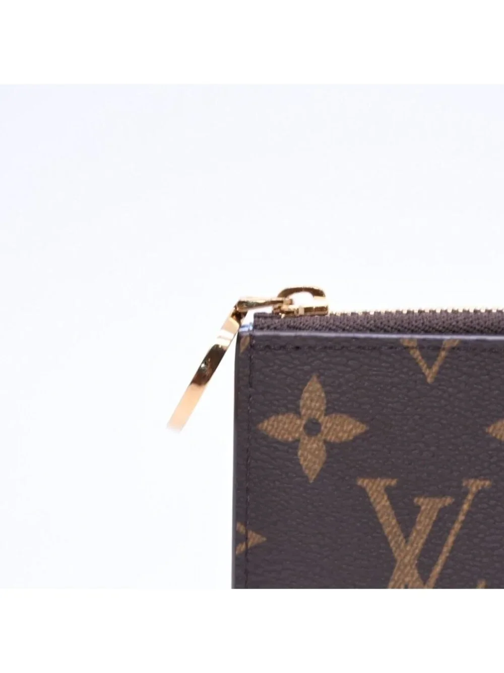 Louis Vuitton Card Case Romy Coin Purse Monogram Blue Frost